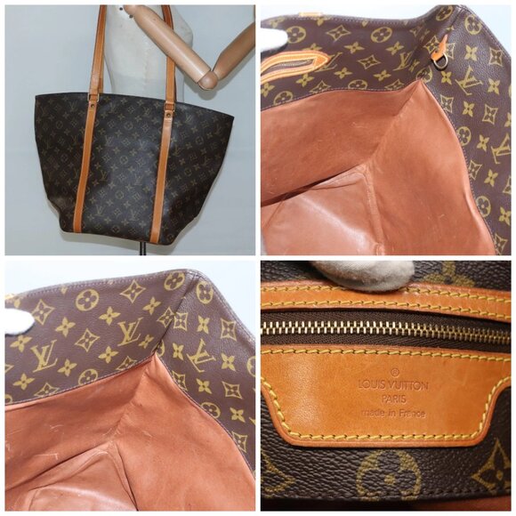 LOUIS VUITTON Monogram Sac Shopping Tote Bag - Picture 16 of 16